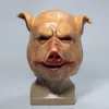 Party Masks Scary Horror Latex Pig Head Mask Masquerade Costume Animal Cosplay Full Face Latex Mask Halloween Party Decoration 220826