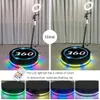 Stage Lighting Photo Booth 360 Degree Video Camera 100cm 2-4 Peeple Automatic Machine Motion Display Stand Rotating for Events Parties