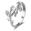 925 silver lady zircon ring