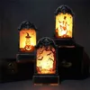 Halloween Toys LED -lampor Dekoration Plast skräck gravsten Haunted House Props Colorful Happy Light Decorations For Home A220826