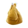 Śmieszne dorosłe pluszowe pieczone indyka kapelusz przychylność aksamitnego Święta Święta Bożego Narodzenia Festiwal Cosplay Cosplay Cape Cap z kurczakiem