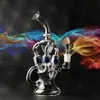 Bong d'acqua in vetro spessa Riciclatrice di piattaforme olio per olio cattura shisha fumante tubo di tampone accessorio chicha con banger da 14 mm