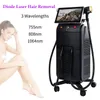 Diodlaser hårborttagningsmaskin Big spot laser titan från skönhet tre våglängd 755 808 1064 nm lazer utrustning