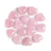 Arti e Mestieri Healing Crystal Natural Rose Quartz Love Heart Stone Chakra Reiki F0826