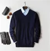 Camisolas masculinos Cashmere Cotton Blend Sweater Sweater Men Jumper Autumn Winter Man Roupos Sweter Jersey Sureter Hombre Pull Homme Sweaters 220826