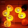Autres fournitures de fête festive 5pcs ensemble de ballons Halloween citrouille lumière LED décoration intérieure extérieure pour la décoration d'anniversaire 220826