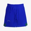 2024 Brasile Shorts calcistica Pele Ronaldo Ronaldinho 2025 Men Brasil Vini Jr Rodrygo Versione Fans Gorkeele del portiere 24 25 Shirt da calcio Gk Away Blue White