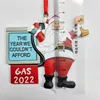 Kerstdecoraties Gas 2022 Santa Claus Kerstboomhars benzine bord kamer decor ornamenten hangers fy5427 0826