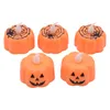 Outras festas de festa festiva 123pcs Pumpkin vela Light Halloween Light Light Lantern Lamp Ornaments Decorações para casa 220826