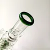 18 inch Super Thick Hookahs Glass Bong Recycler with Filters Female 18mm Straight Type Smoking Pipes