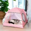 Cat Beds furniture Pet Tent Bed For Home Cozy Products Accessories Nest Comfy Calming Small Dogs Chihuahua tent Hammock L220826
