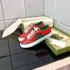 Leather Tennis 1977 Low Tops Sneaker Casual Shoes Green and Red Web For Man Woman Black White Navy Canvas Sneakers Mens Platform Ace Trainer 01