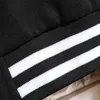 Kurtki męskie przylot w stylu preppy bawełniany gęste haft żebrową rękaw bombowca marka odzież baseballowy jesienna zima swoboda 221006