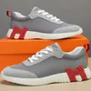 Scarpe da uomo di alta qualità scasual Abbellimento sneaker Scarpa casual da uomo realizzata in tela pregiata e pelle di pecora taglia 38-45 MKJKKK007 asdsadaw