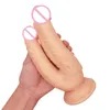 Massageador de brinquedos sexuais massageador enorme pênis de dupla penetração vagina macia e sensação de pele ânus tabela de brinquedos femininos masturbação