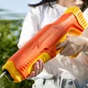 Pistolet Jouets Pistolet À Eau Électrique Jouets D'été En Plein Air Plage Piscine Jouet Grande Capacité Tir Longue Distance Pistolet À Eau High-Tech pour Adultes Enfants 220826