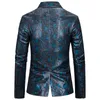 Ternos masculinos Blazers Men estampando Python Print Suit Boutique Personalidade Blazer Men Tamanho grande boate hospedado Vestido de festa S-2xl 220826