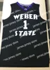 Basketball Jerseys Weber State Wildcats College Damian Lillard #1 White Black Purple Retro Basketball Jersey Mens Stitched Custom Any Number Name Jerseys