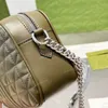 Mulheres Messenger Bag Designer Marmont Bags Fashion Luxury Crossbody couro Bag de ombro feminino Lady Tote Bolsa Carteira Carteira