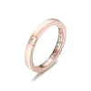 925 Sterling Silver Logo Hearts Band Ring Originele doos voor Pandora Dames Mens CZ Diamond Wedding Gift Rose Gold Rings