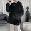 Męskie bluzy bluzy Hybskr mężczyzn HARAJUKU Bluzy Bluzy Owczesne mężczyźni kobiety Streetwear Black Hoodie Mężczyzna Hiphop Winter Brak Bakotury 220826