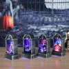 Halloween Toys Led Lights Decoratie Plastic horror Tombstone Haunted House Props kleurrijke gelukkige lichtecoraties voor huis A220826