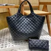 Luxury Icare Maxi Fashion Women Bags In Quilted Lambskin Denim Genuine Leather Fashion Large Capacity Shopping Summer Handbags Women Handbag Purse