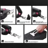 100st Black Manicure Nail Clipper Cutter Tools Acrylic Nail Tips UV Gel rostfritt stål sax grossist F0324X