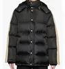 Jaquetas clássicas de designers de inverno Mulheres encapuzadas em Parkas Warm Outdoor Puffer Jacket com letras duplas homens marca casual na roupa