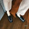 Kleid Schuhe Niedrigen Absatz Frauen Britischen Stil Mode Kontrastfarben Gewebte Karree Loafers Damen Csauale Pumps Frauen