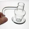 20mm Spinning Banger Set Accessoires pour fumeurs avec 5 perles terp 1 bouchon en verre Carb Joint transparent 10mm 14mm 19mm Mâle / femelle pour Dab Rig Bongs Couleur aléatoire