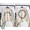 Luvtröjor herr Brunt skum Ye Must Be Born Again Fleece Hoodie Sweatshirt Varm vinter Herr Dam Klänning Pullovers T220825