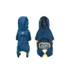 Dog Apparel raincoat all-inclusive four-legged waterproof raincoat for small and medium-sized dogs