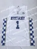 Camisas de basquete Kentucky Wildcats 0 De'Aaron Fox College Camisas de basquete Devin 1 Booker 3 Edrice Ado Tyrese Maxey John Wall Anthony 23 Davis DeMarcus 15