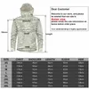 メンズジャケットMege Men's Military Camouflage Fleece Tactical Jacket Men Waterproof SoftShell Windbreaker Winter Army Hooded Coat Hunt Closes220826