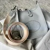 7A quality Luxury Designer Evelyn with scarf bag hollow out classic fashion Women's mens tote handbags Mini Metal Head Leather clutch Crossbody Shoulder Bags handbag