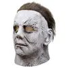 Maski imprezowe Michael Myers Full Head Maski na Halloween karnawałowy impreza Cosplay Mask Halloween Scary Horror Masquerade Latex Mask 220826