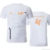 McLaren Men's and Women's T -skjortor överdimensionerade Norris F1 Team Race Car Print Formel 1 Fan Tee