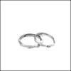 Wedding Rings S925 Bamboo Sterling Sier Couple Niche Ring Men And Women A Pair Of Valentines Day Gifts Holiday Drop Delivery 2021 Jewe Dhnwr