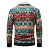 Kurtki męskie męskie sweter SWEATER SWEATER V SCICK Down Down Contrast Sweter Men Streetwear Casual Knitwear Cardigans Mężczyzna Gilet XXL 220826