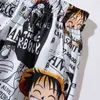 Heren shorts Harajuku retro Japanse cartoon anime strand shorts heren oversized y2k mode sport running basketbalshorts bermuda t220825