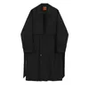 Męskie płaszcze płaszcze IEFB Męskie odzież Koreańska trend wiatrakowy w połowie długie luźne ubrania Przystojne męskie płaszcz z paskiem 4312 220826