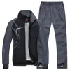 Herrspårspår Män plus storlek 4xl Spring Autumn Two Piece Clothing Set Casual Track Sate Sportwear Sweatsuits 220826