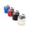 Smoking Accessories tobacco grinder 50mm 4 layers Zicn alloy hand crank grinders metal for herbs herbal for Towel