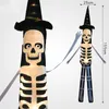Autres fournitures de fête festives Halloween fantôme squelette chauve-souris citrouille LED manches à air suspendus déco 220826