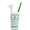 Starbucks McDonald Glazen Waterpijp Bong Rigs Wax Olie Kokosnoot Bubbler Maple Leaf Cups Kleine Recycler Dab Rig Dikke Waterpijpen met 14 mm Joint