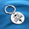 You Are My Sunshine Key Ring Thanksgiving Stainless Steel Keychain