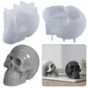 Altre arti e mestieri Stampo per candele in silicone a forma di teschio di grandi dimensioni Stampo epossidico per sapone fatto a mano Stampi per cubetti di ghiaccio Silicone Halloween Decorazione per la casa Commestibile 20220826 E3