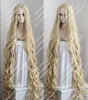 150 cm de long Wavy Curly Wig Occident Style Pastoral Mix Blonde Cosplay Wig Hair Nouvelle Perruque de mode de haute qualité