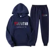 Survêtements Survêtements pour hommes Survêtement Trapstar Marque Imprimé Sport 15 Couleurs Chaudes Deux Pièces Ensemble Lâche Pantalon À Capuche Jogging À Capuche